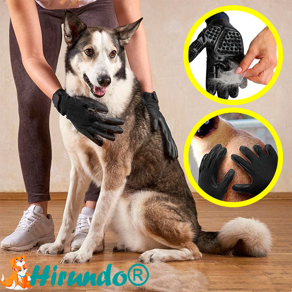 Hirundo® Pet Grooming Gloves For Cats, Dogs & Horses BooGham