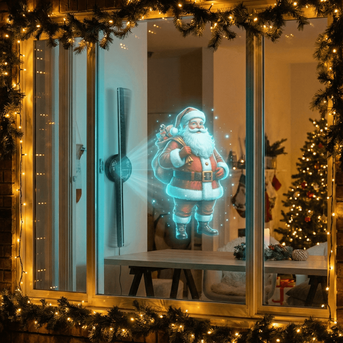 3D Hologram LED Fan Projector