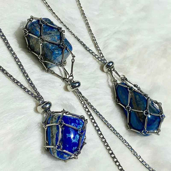 2024 Crystal Gemstone Holder Necklace - Free (Crystal) Gift Included🎁