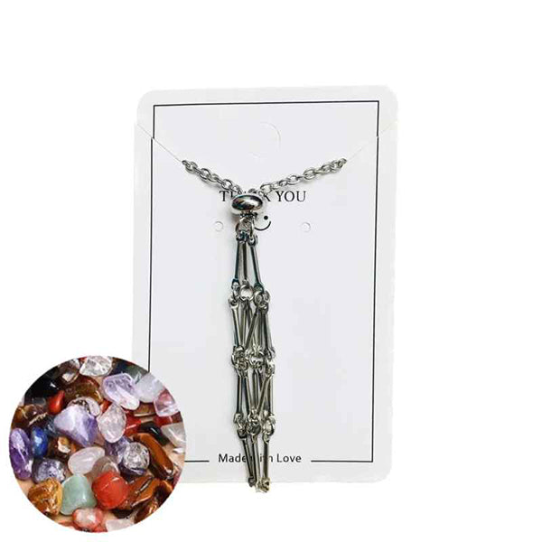 2024 Crystal Gemstone Holder Necklace - Free (Crystal) Gift Included🎁