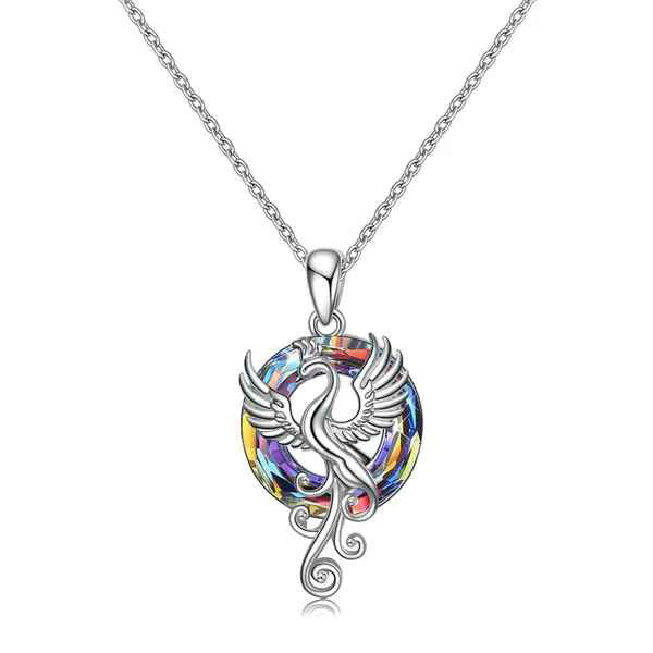 Stirring the Fire Within - Phoenix Pendant Necklace