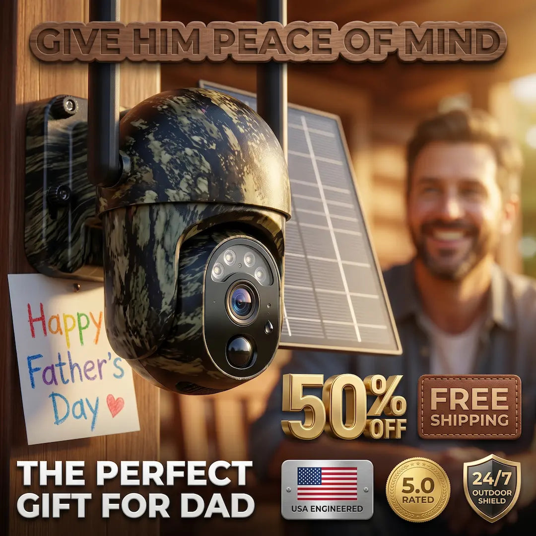 Ultimate WIFI LTE Solar Security Camera: 100% Wire-Free 2K Panoramic Surveillance