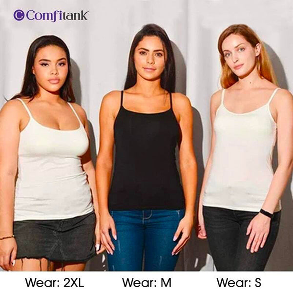 Women Tank Top with Built in Bra Camisole