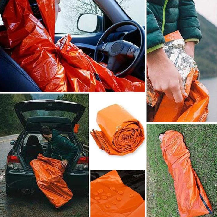 【Last Day Promotion 50% OFF】Emergency Outdoor Camping Thermal Sleeping Bag