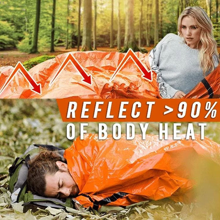 【Last Day Promotion 50% OFF】Emergency Outdoor Camping Thermal Sleeping Bag