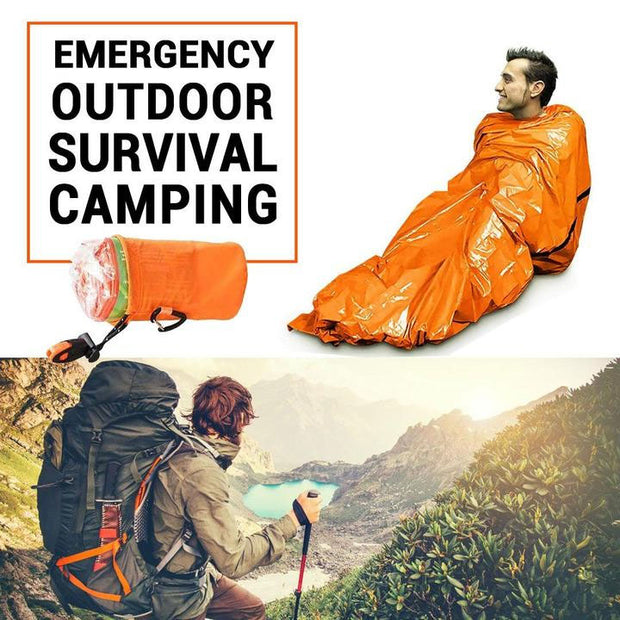 【Last Day Promotion 50% OFF】Emergency Outdoor Camping Thermal Sleeping Bag