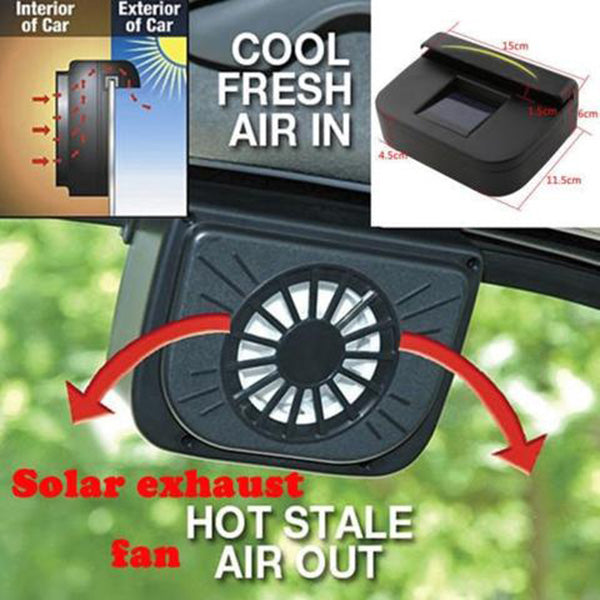 AirCool® Solar Car Exhaust Fan