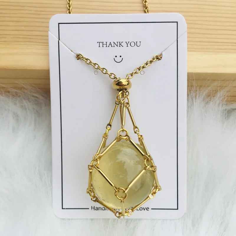 2024 Crystal Gemstone Holder Necklace - Free (Crystal) Gift Included🎁