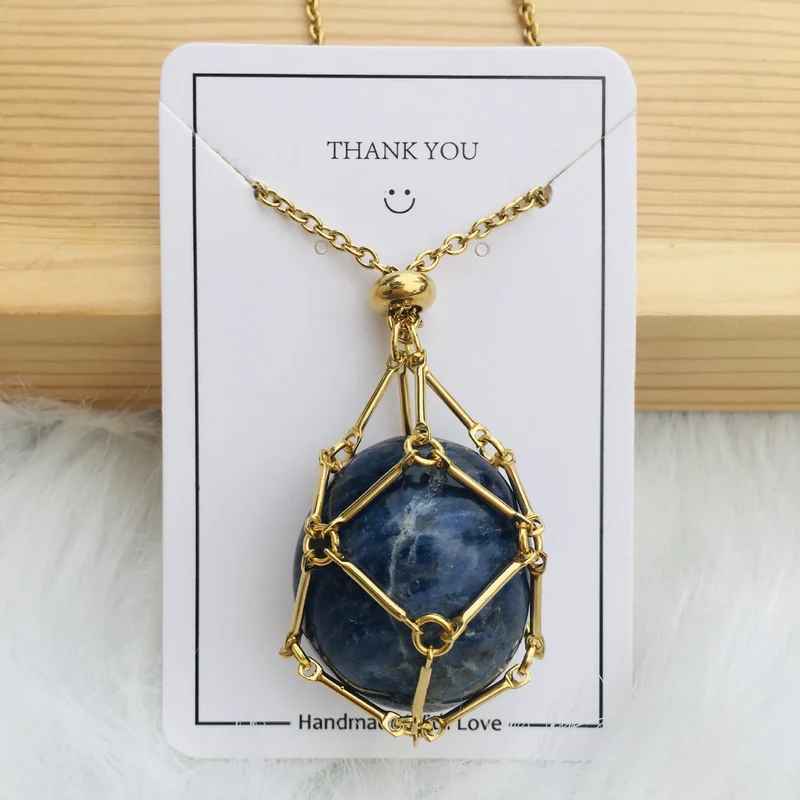 2024 Crystal Gemstone Holder Necklace - Free (Crystal) Gift Included🎁