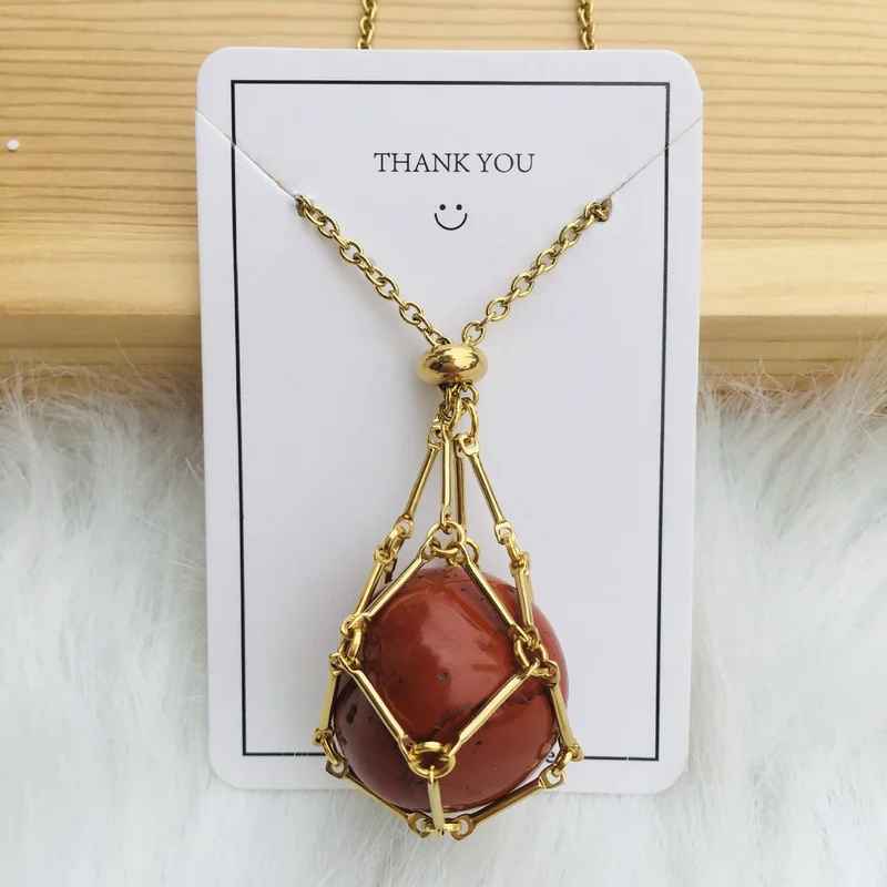 2024 Crystal Gemstone Holder Necklace - Free (Crystal) Gift Included🎁