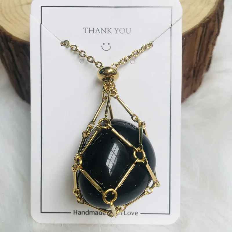 2024 Crystal Gemstone Holder Necklace - Free (Crystal) Gift Included🎁