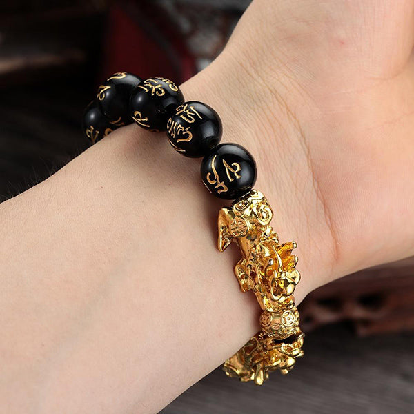 Feng Shui Black Obsidian Bracelet