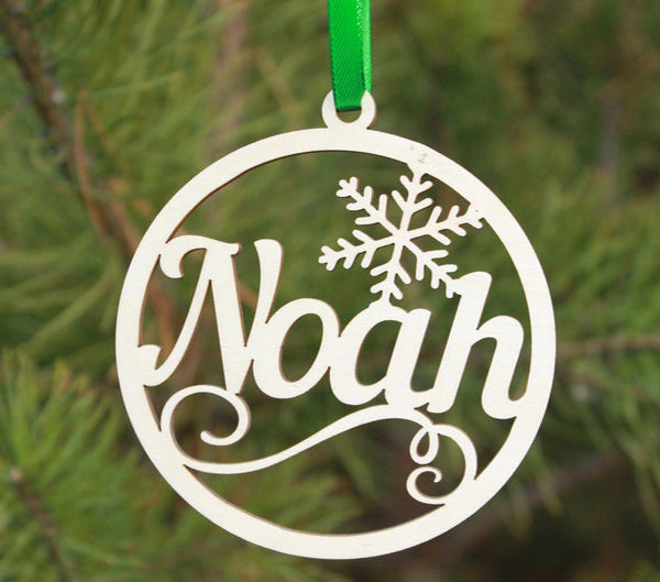 WooName® Holiday Ornament With Name Personalized Decor