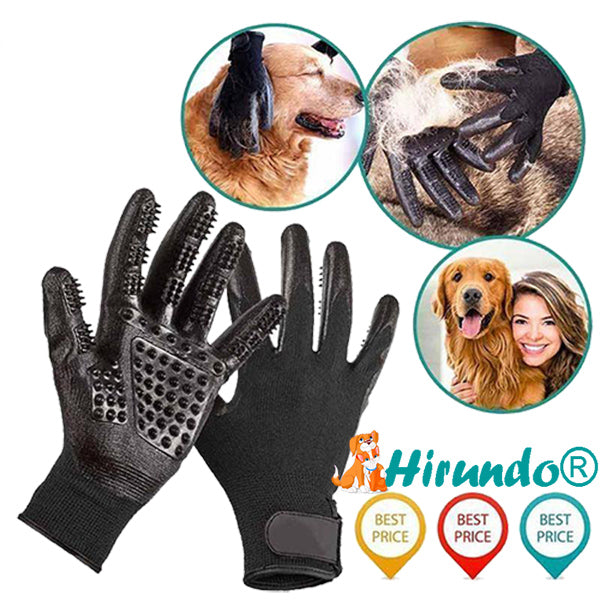 Hirundo® Pet Grooming Gloves For Cats, Dogs & Horses