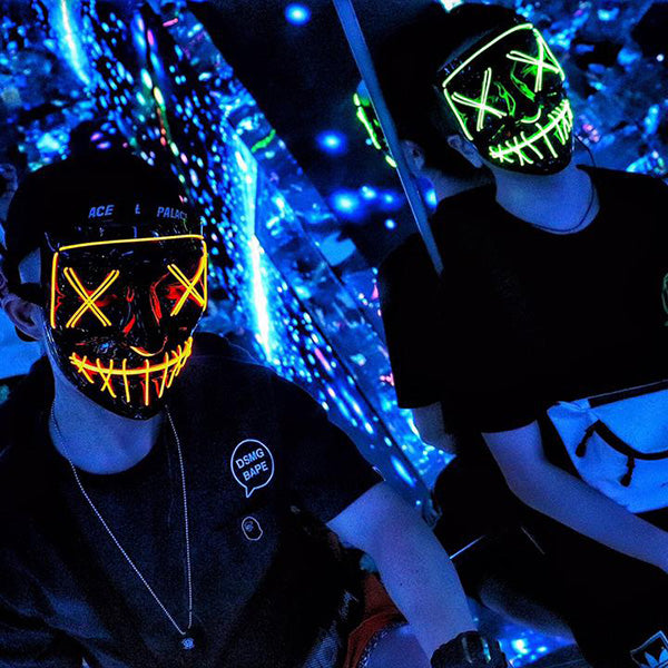 🎃Halloween Special🎃 Party & Rave Glow Purge Mask