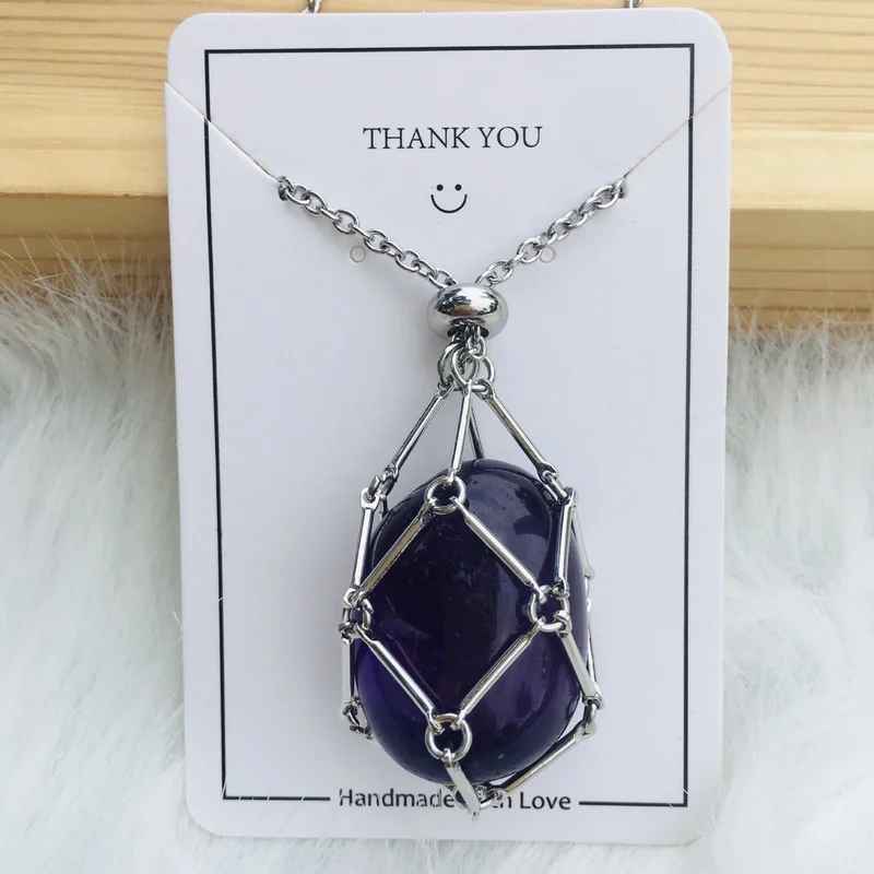 2024 Crystal Gemstone Holder Necklace - Free (Crystal) Gift Included🎁