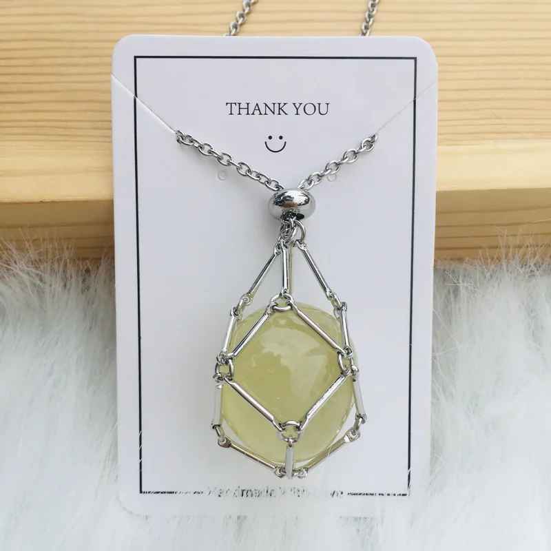 2024 Crystal Gemstone Holder Necklace - Free (Crystal) Gift Included🎁