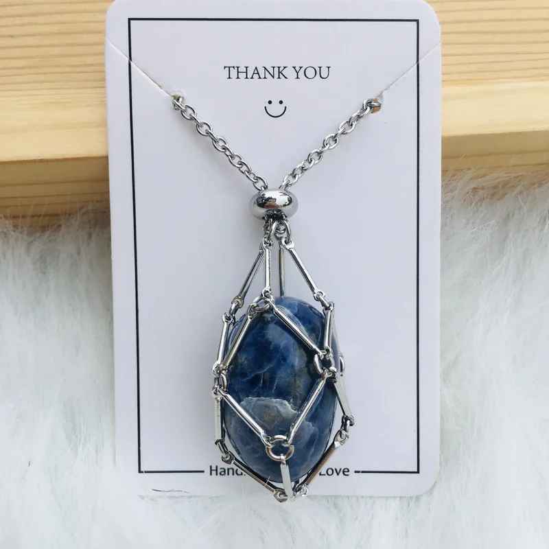 2024 Crystal Gemstone Holder Necklace - Free (Crystal) Gift Included🎁