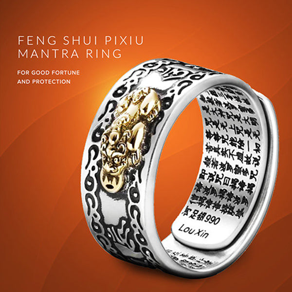 Feng Shui Ring Suey Pixiu Mantra (2 Units)