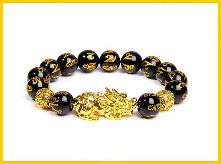 Feng Shui Black Obsidian Bracelet